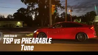 RACE NIGHT!! (TSP TUNE VS PHEARABLE TUNE) CIVIC SI 2020