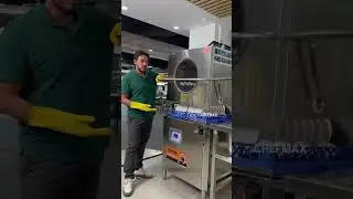 How to wash dishes in a restaurant in 1 minute#dishwashers #restaurant
