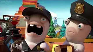 Raabbids Invasion full episode   Monstrous Rabbids   funny cartoon for kids