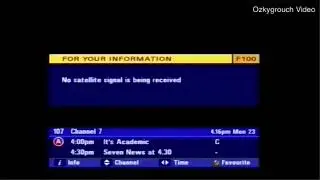 No satellite signal is being received (2)