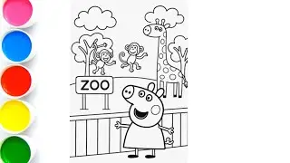 How to draw a peppa pig in step by step #drawing #peppapig#drawing4kids #howtodraw #easydrawing #art