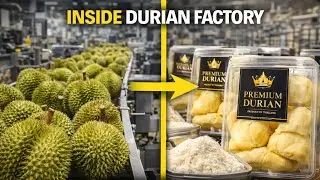 Durian Factory Secrets Revealed | Inside a Modern Durian Processing Factory