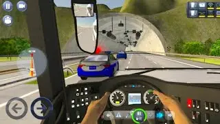Bus Simulator Ultimate | 🚨 Mein Police Chase 😱 | OverSpeeding Pe Police Ne Bus Rok Di! 🚔