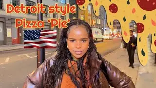 British Girl Tries Detroit Style Pizza For the First Time | mood; food