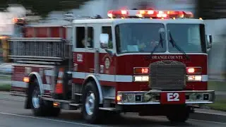 OCFA Engine 2 (Reserve) Responding