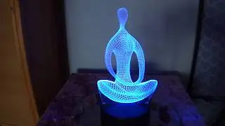 Yogi 3D illusion Lampe fra Shop 7d