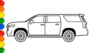 How To Draw Cadillac Escalade 2020