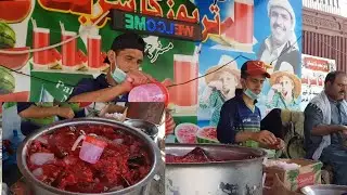 WATER PUMP TARBOOZ KA SHARBAT | AMAZING WATERMELON JUICE | SUMMER DRINK | FAMOUS WATERMELON JUICE |