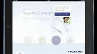 iPad Full Page - Finnair - interactive hotspot