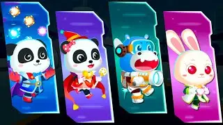 Little Panda's Hero Battle Game | Gameplay Walkthrough Baby Panda | By Babybus Games Ep #4