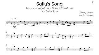 Sally's Song for Cello Solo