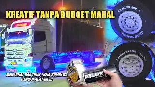 Tutorial cara mewarnai merek ban truk Hino 500 tanpa budget mahal