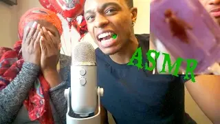 Cricket Lollipop ASMR Eating Challenge