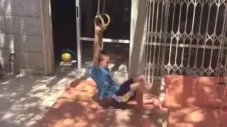 Nadav age 10 functional training for kids