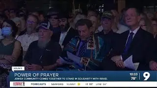 Tucson Jewish Community Center in Foothills holds solidarity gathering for war in Israel