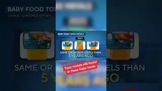 Toxic metals found in some baby foods #shorts