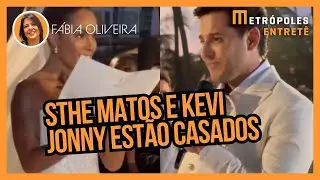 Assista aos votos emocionados de Sthe Matos e Kevi Jonny em casamento