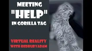 Meeting the ghost HELP in Gorilla Tag! #gorillatag #gorillatagvr