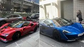 McLaren 600LT Spider vs Ferrari SF90 XX Stradale . #ferrari #mclaren #supercars #mclaren600lt .