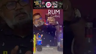 Rum Cocktails | Dark Rum with Coke & Lemon #rum #cocktail