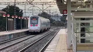 Circulaciones de trenes media distancia Renfe Avant 121, 449 y 599