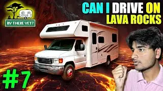 DRIVING ON LAVA ROCKS IS TO DENGEROUS 😱! RV THERE YET #7