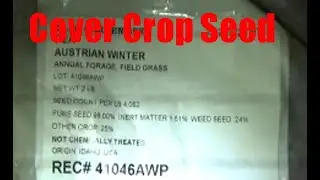 Cover Crop Seed Rye And Austrian Winter Pea