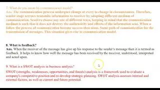 # IMPORTANT QUESTIONS PART 3 # BCA # BBA # BCOM # Business Communication # First Year #