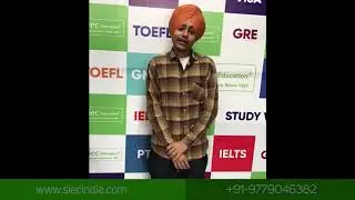 SIEC Chandigarh student scored 7 bands in IELTS  | IELTS classes | Study Abroad Consultant