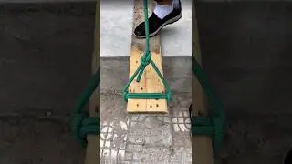 How to Make a Strong and Durable Swing Knot #rope #tips #technique #interesting #knowledge