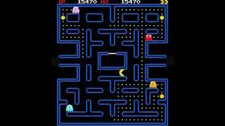 Pac-Man (Sharp X68000, Pac-Mania bonus game) - 26,480 pts.