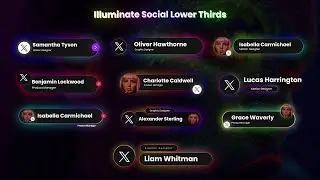 Illuminate Social Lower Thirds: Final Cut Pro template