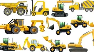 Excavator Vehicle and  Heavy Equipment, Bucket Wheel, Loader, Asphalt, Riper, Dragline, Hammer