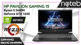 HP Pavilion Gaming 15-ec2 - Star Wars Battlefront II Gameplay Benchmark (Ryzen 5 5600H, GTX 1650)