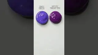 Light Violet + Cobalt Violet Hue = Unexpected Pearl Shade! 😳💜 | Acrylic Color Mixing