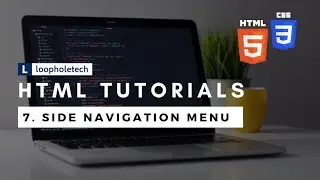 Side Navbar Menu Using HTML5 & CSS3 || Navigation Bar || Web Designing Tutorials ||