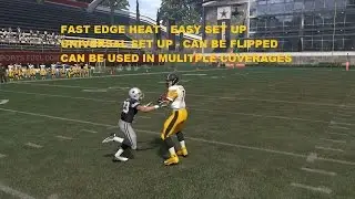 Madden 17 FREE BLITZ SCHEME - QUARTERS UNIVERSAL BLITZ CONCEPT -   GREAT IN PASSING SITUATIONS