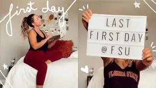 FIRST DAY OF COLLEGE VLOG | senior year at FSU 👩🏼&zwj;💻✨
