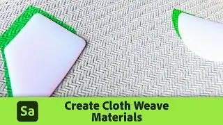 Create Cloth Weave Materials in Substance 3D Sampler | Adobe Substance 3D