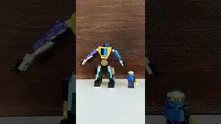 Custom Evil Mech for Jay! LEGO Ninjago Dragons Rising MOC #shorts #legoninjago