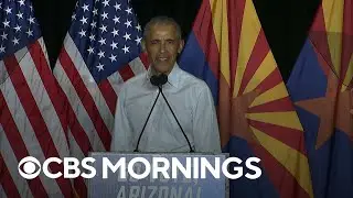 Former President Obama campaigns in Arizona with Democrats as races tighten