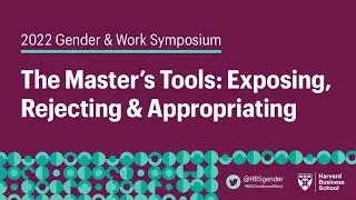Tracy Dumas Presents at the 2022 Gender and Work Symposium