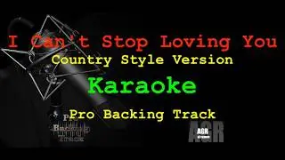 I Can't Stop Loving You | Classic Country Cover | Karaoke (Pro Backing Track) | Ray Charles