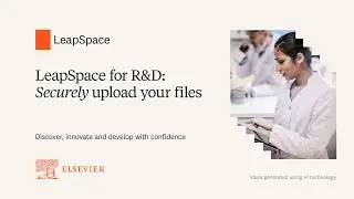 LeapSpace for R&D: Securely upload your files