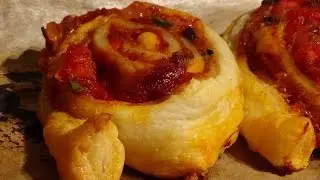 Veganer Pausensnack - Pizzaschnecken
