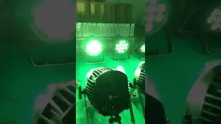 🔥 Stunning Stage Light Demo! 12x15W Waterproof Battery Lights in Action 💡✨