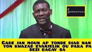 Gade jan moun ap tonbe diab nan yon kwazad evanjelik ou paka pa sezi bagay sa