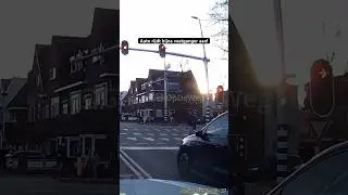 Auto rijdt bijna voetganger aan&hellip;
