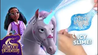 SATISFYING SLIME FOR KIDS! Icy, Crunchy, and Rainbow! 🌈 | Unicorn Academy
