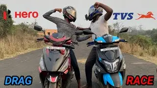 Drag Race | Hero Maestro Edge 125 xtec Bs6 VS Tvs Ntorq 125 Bs6